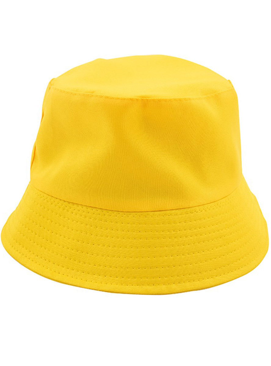 Adults Basic Yellow Costume Bucket Hat - Main Image