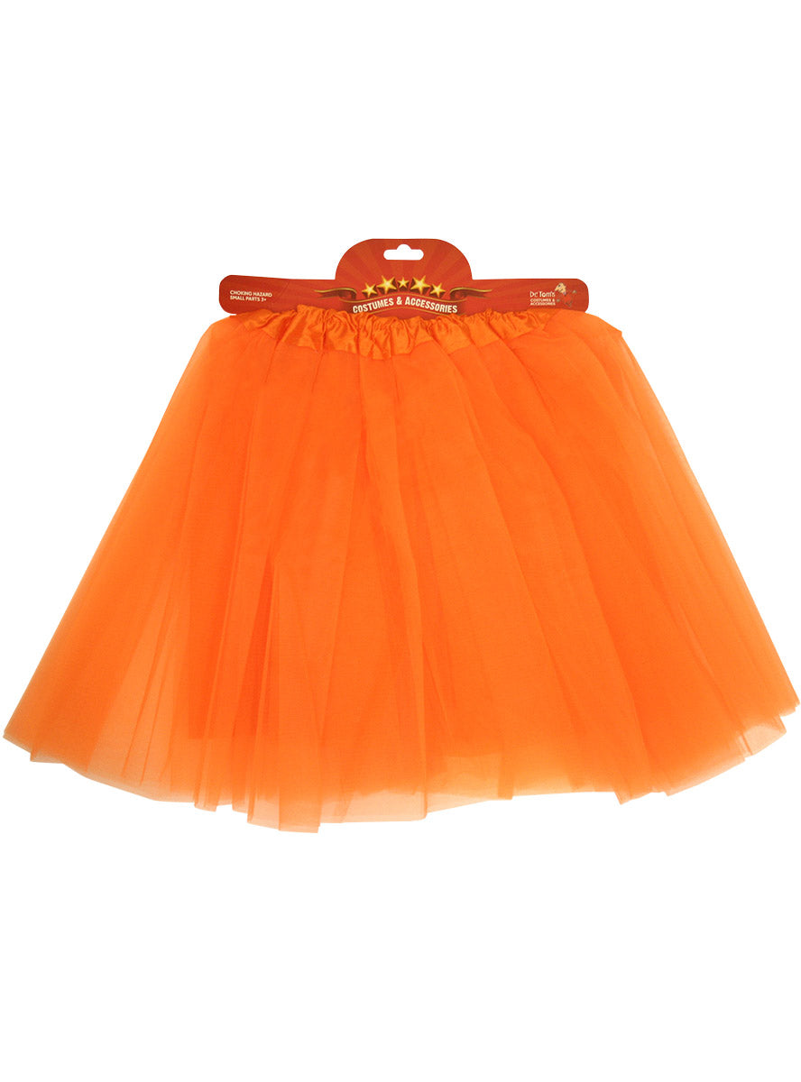 Image of Basic Kids Orange 30cm Costume Tutu