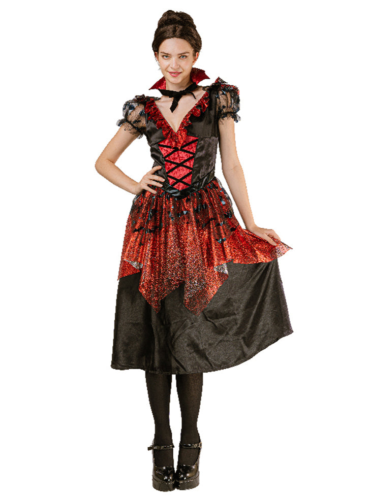 Main image of Bat Vampire Queen Womens Halloween Costume