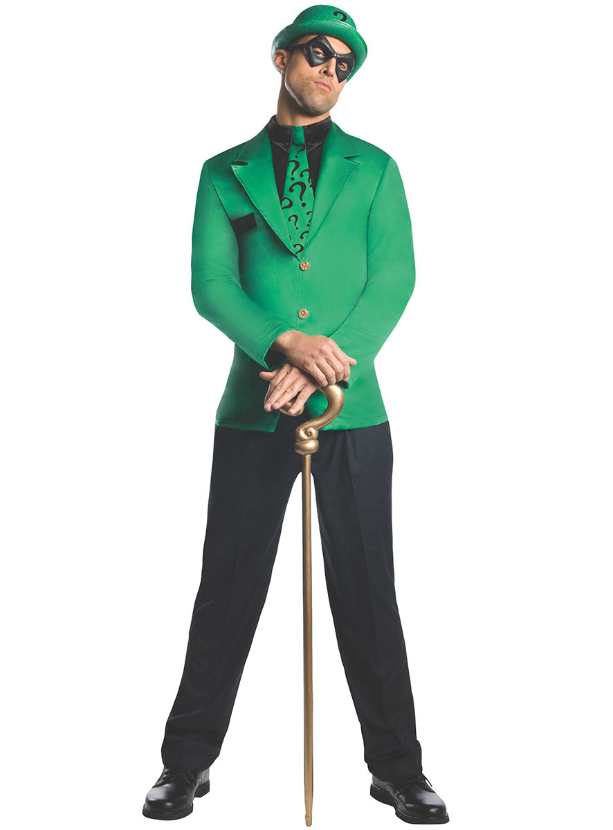 Main Image of The Riddler Deluxe Mens DC Batman Villain Costume