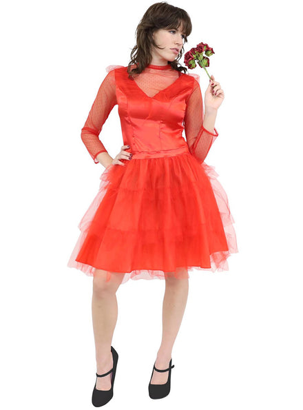 Main image of Beetle Bride Womens Red Lydia Halloween Costume