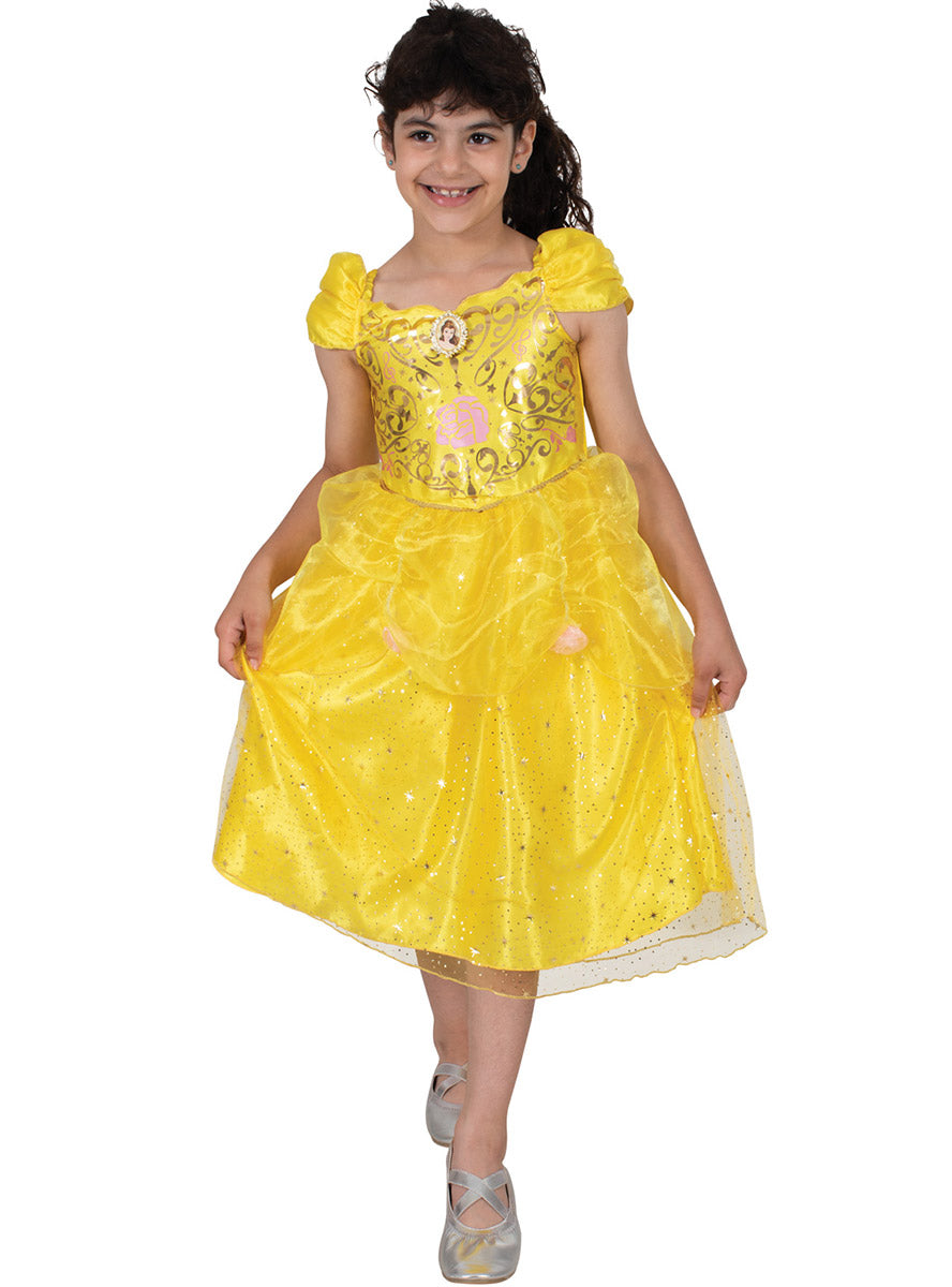 Main Image of Disney Sparkle Princess Girls Belle Costume