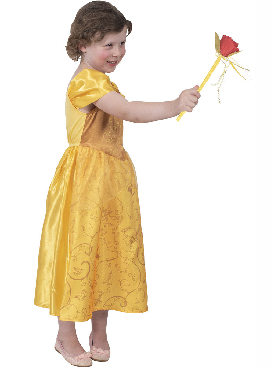 Side image of Filigree Belle Girls Disney Princess Costume