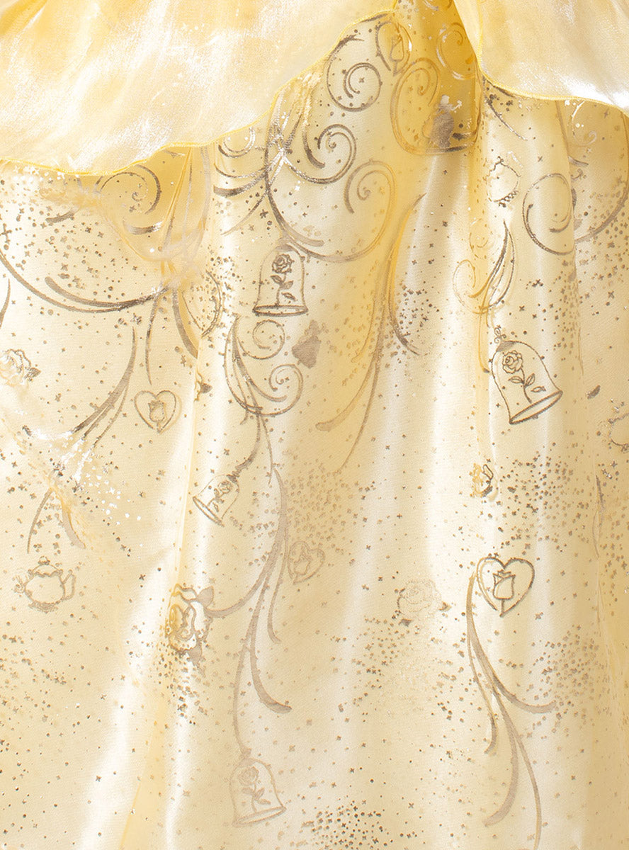 Image of Belle Girls Ultimate Disney Princess Costume skirt