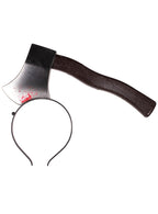 Image of Bloody Axe Through The Head Halloween Costume Headband