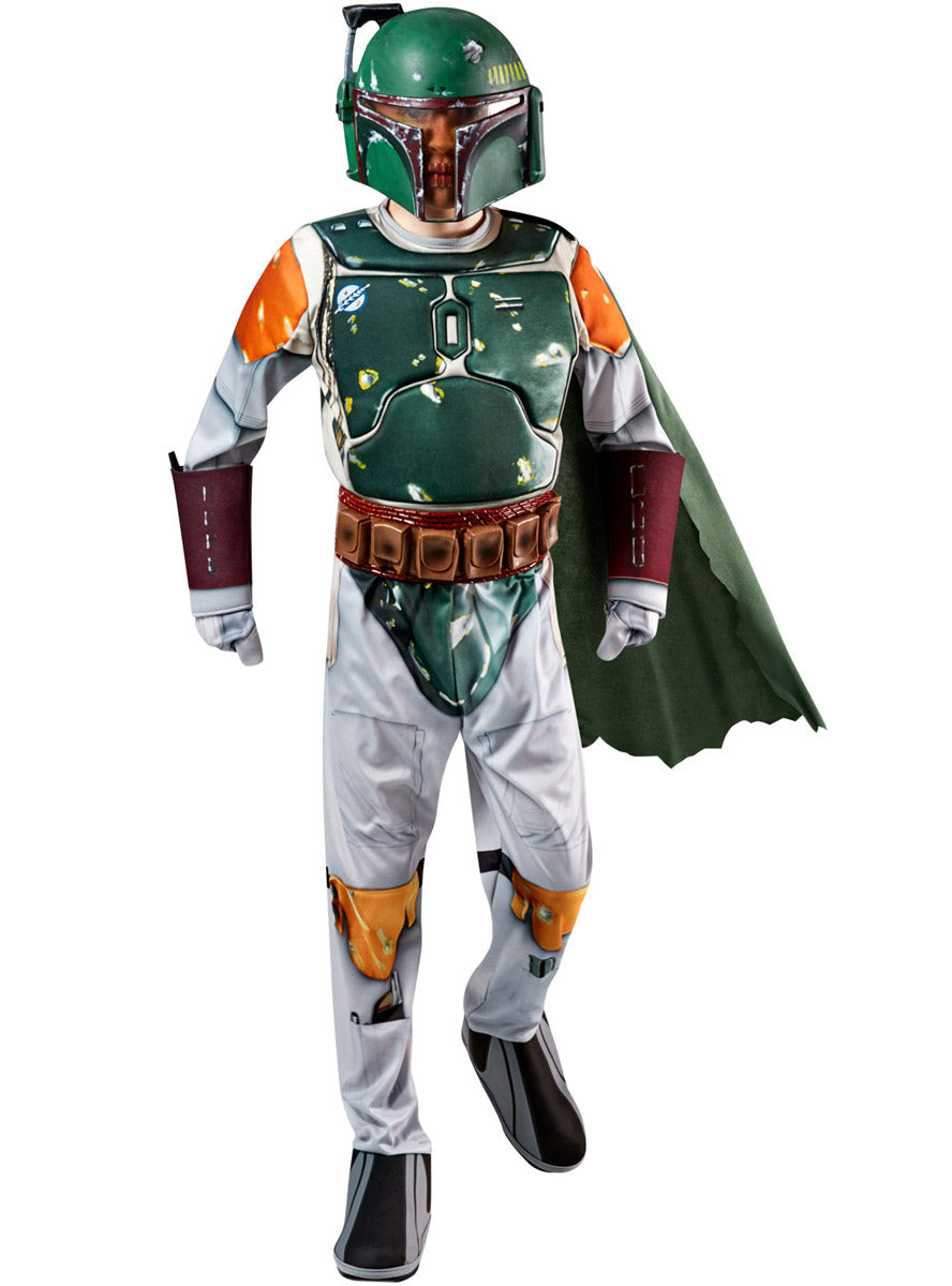 Image of Boba Fett Premium Boys Star Wars Costume - Main Image