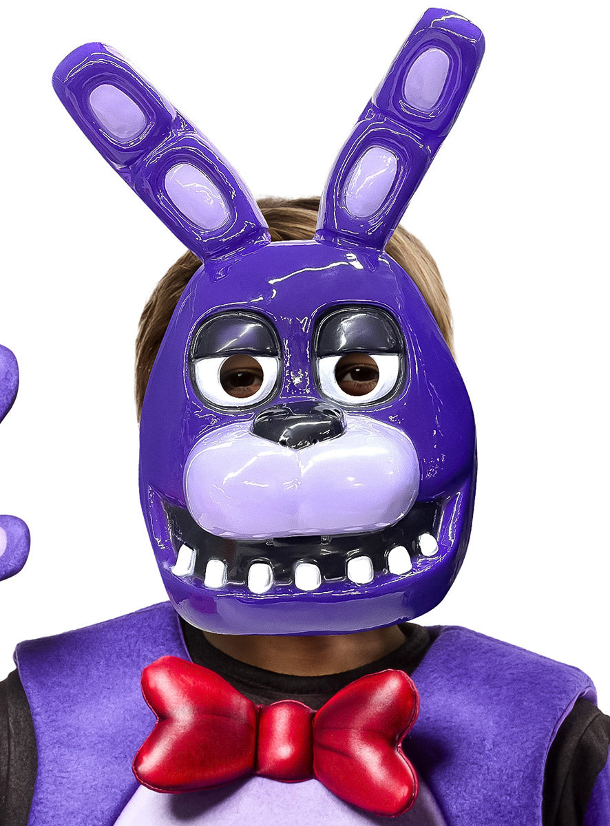 Mask Image of Five Nights At Freddys Boys Deluxe Bonnie Costume