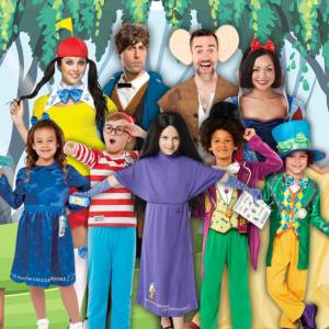 Image of people in book week costumes