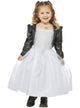 Girls Tiffany bride of chucky killer halloween costume - Main image