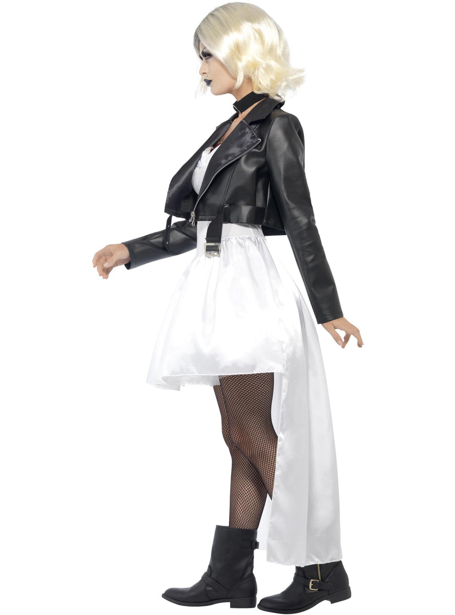 Womens Tiffany bride of chucky killer halloween costume - side image