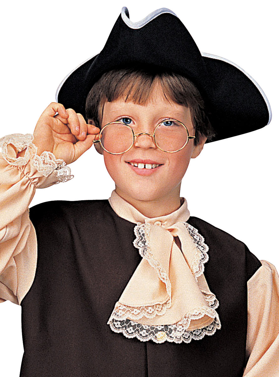 Boys Black Colonial Costume - Close Image