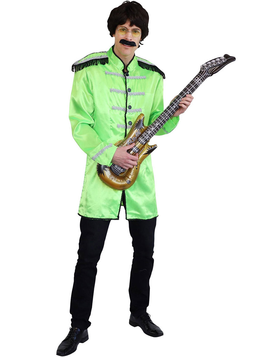 Main image of British Singer Mens Green Beatles Costume Jacket