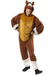 Main Image of Furry Mens Brown Race Horse Animal Onesie Costume