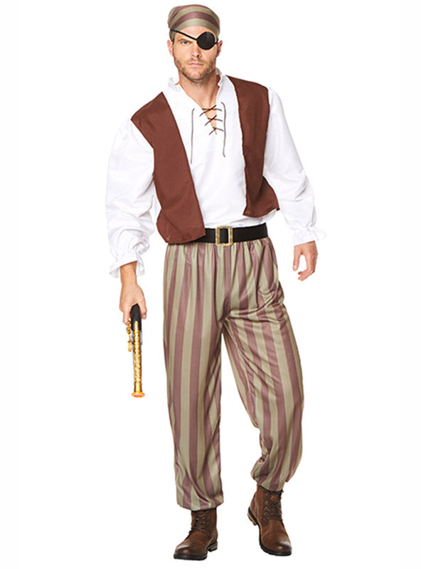 Image of Ship Wreck Pirate Classic Mens Costume - Alternate Image