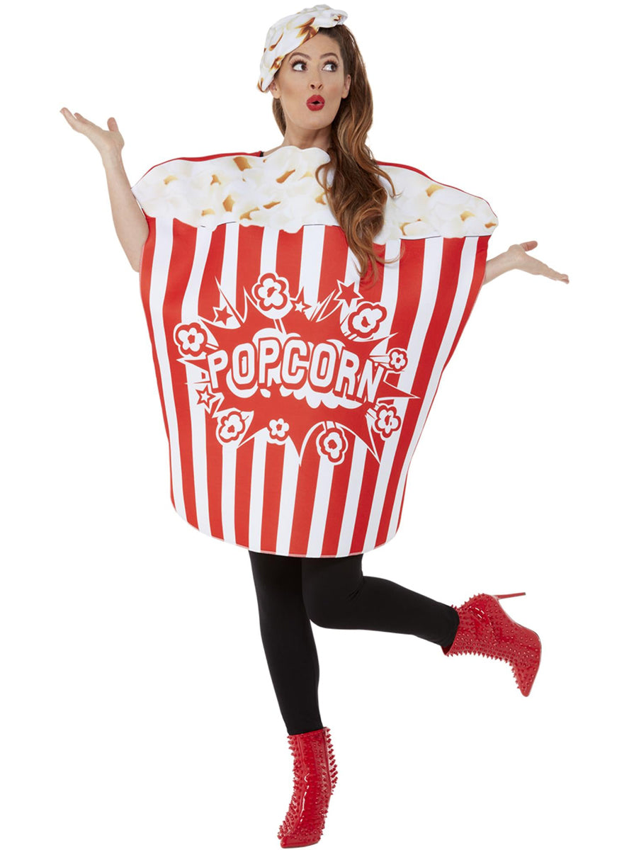 Adults popcorn bucket movie night costume - Alternative image