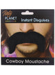 Image of Bushy Black Cowboy Costume Moustache