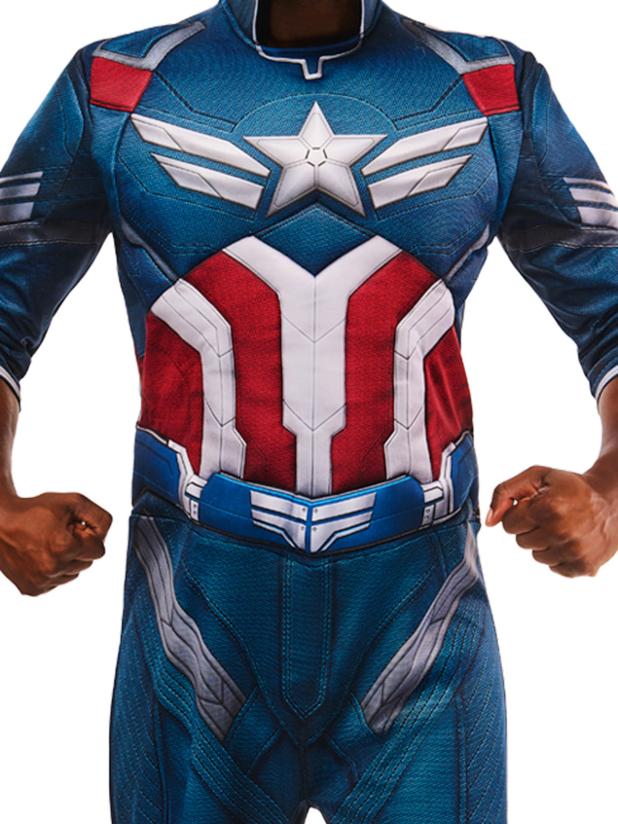 Deluxe Mens Captain America Brave New World Costume - Close Image