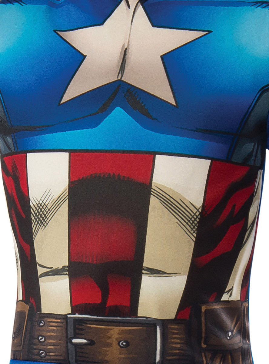 Close Image of Captain America Classic Boys Superhero Costume