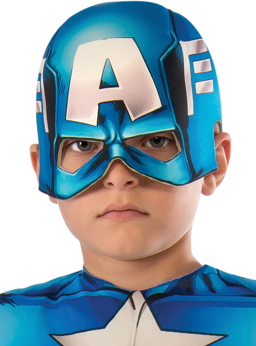 Close Image of Captain America Classic Boys Superhero Costume Mask