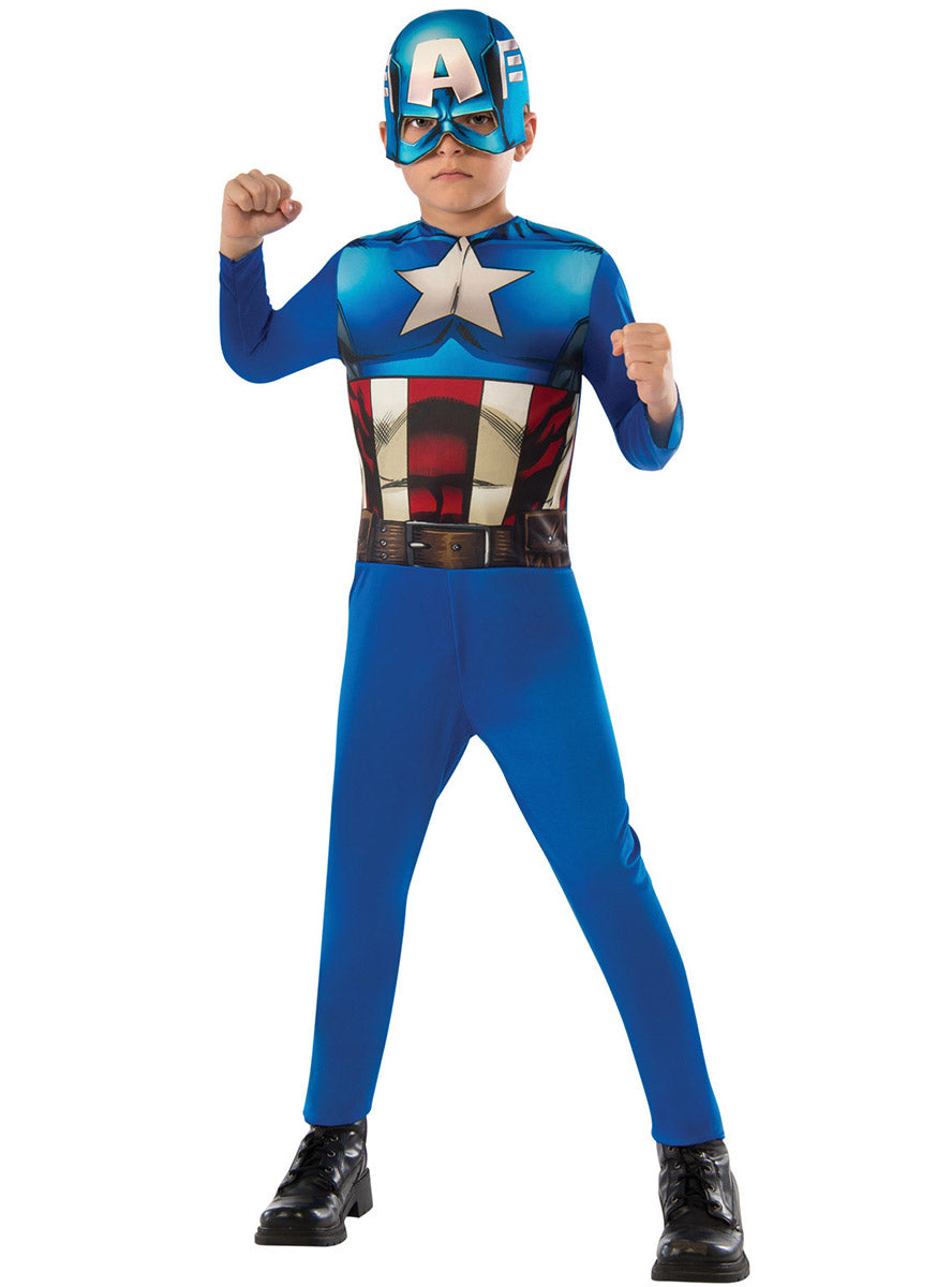 Main Image of Captain America Classic Boys Superhero Costume