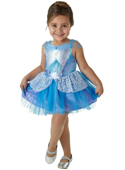 Main Image of Disney Girls Cinderella Ballerina Princess Costume