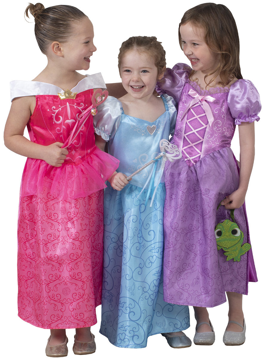 Filigree Cinderella Girls Disney Princess Costume - Group Image