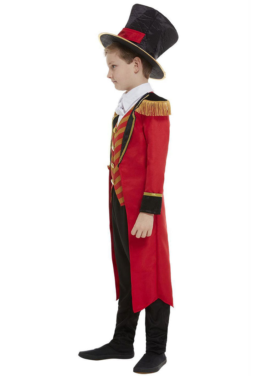 Image of Circus Ringmaster Boys Dress Up Costume - Side View