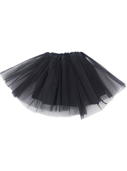 Image of Classic Girls Black Tulle Costume Tutu