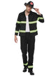 Main image of Classic Black Firefighter Uniform Mens Costume