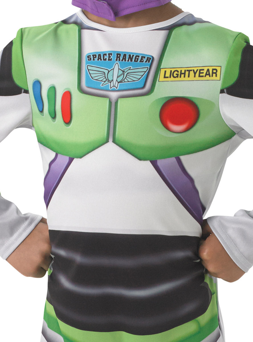 Boys Classic Buzz Lightyear Toy Story Costume - Close Image 2