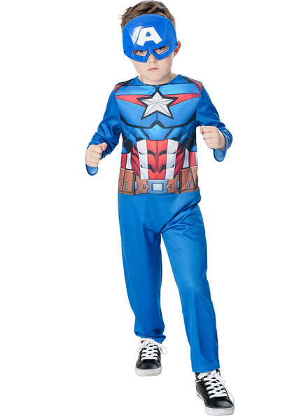 Main Image of Superhero Captain America Classic Boys Costume