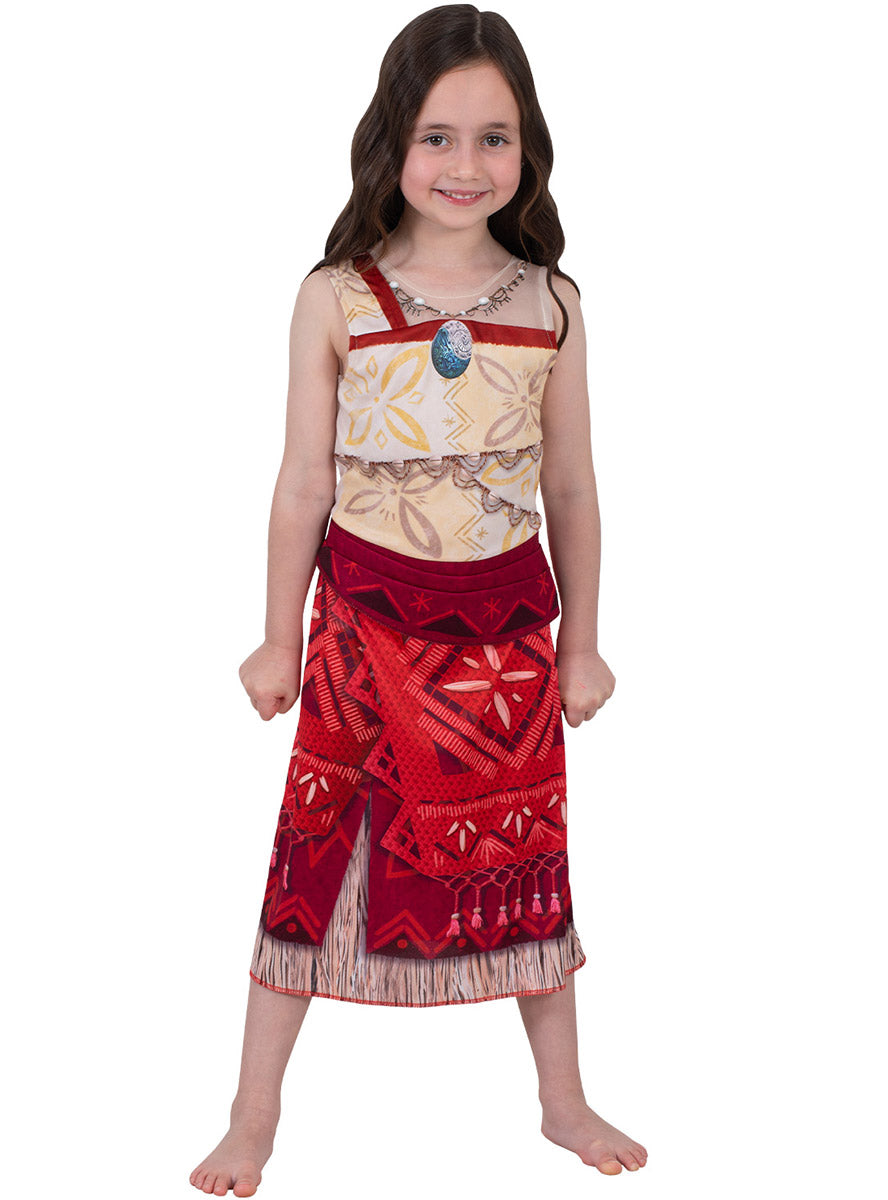 Moana 2 Girls Classic Disney Costume - Alternative Image 1