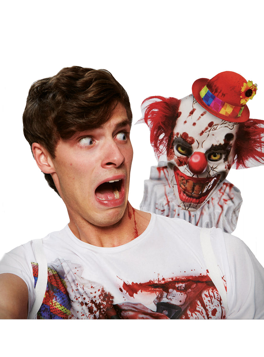 Alternative image of Clown Selfie Shocker Mens Halloween Costume Shirt