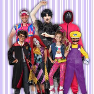 Image of people in costumes