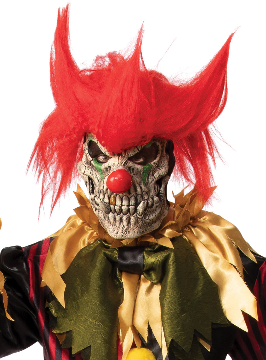 Evil Circus Mens Evil Clown Halloween Costume - Close Image