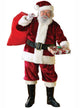 Image of Deluxe Crimson Red Regency Plus Size Mens Santa Suit Costume