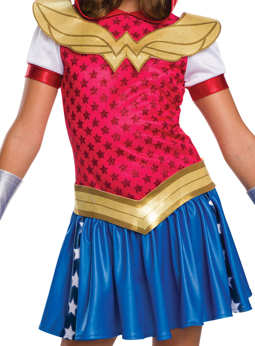 Close Image 2 of Wonder Woman Hooded DC Superhero Girls Costume