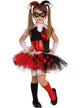 Main Image of Harley Quinn Deluxe DC Villain Girls Tutu Costume