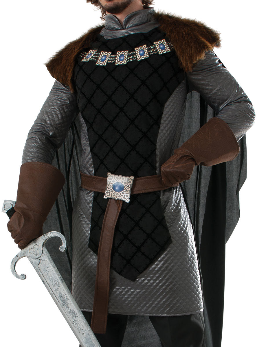 Image of Dark Prince Mens Medieval Costume - Close Image 1