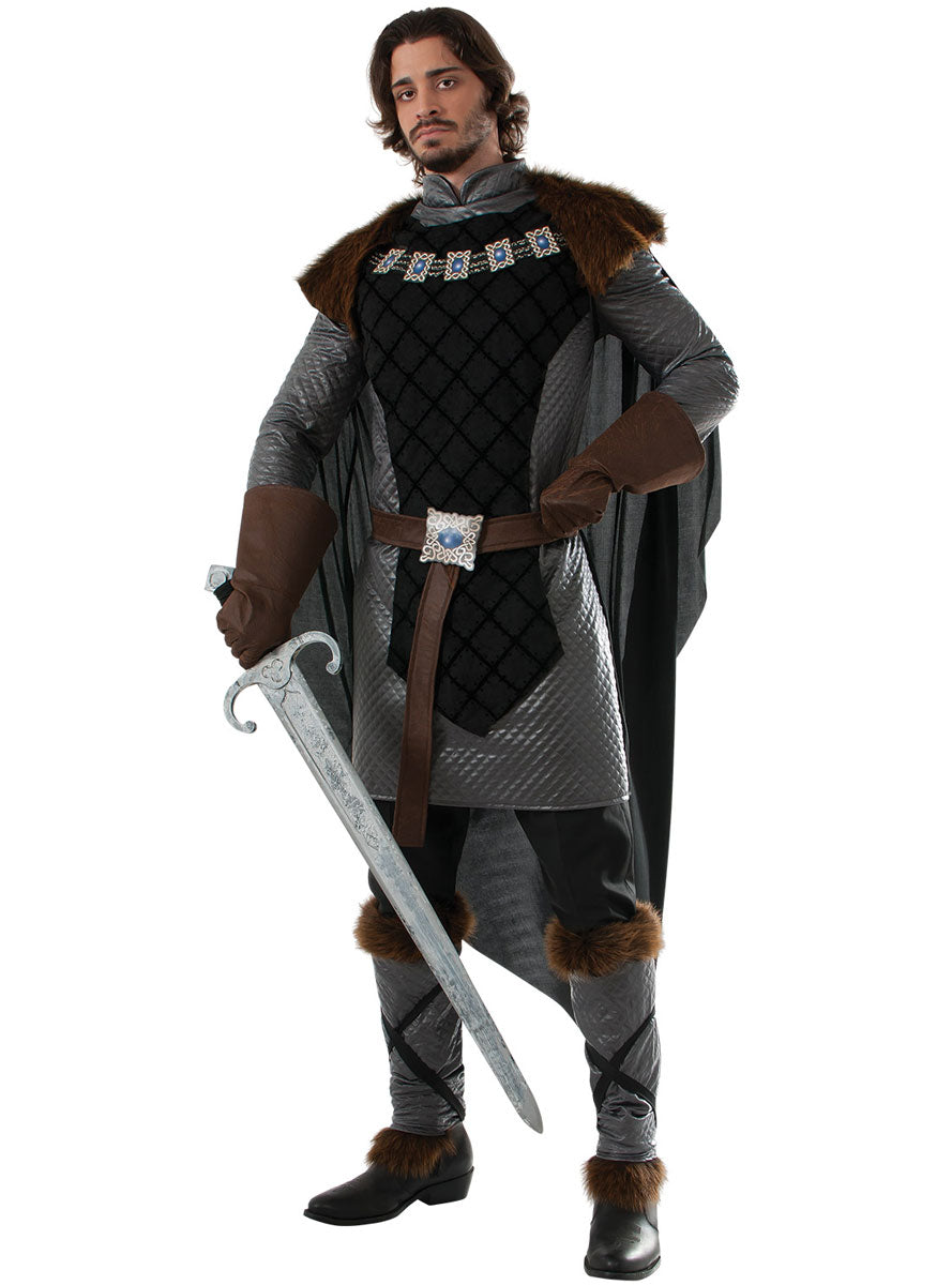 Image of Dark Prince Mens Medieval Costume - Main Image