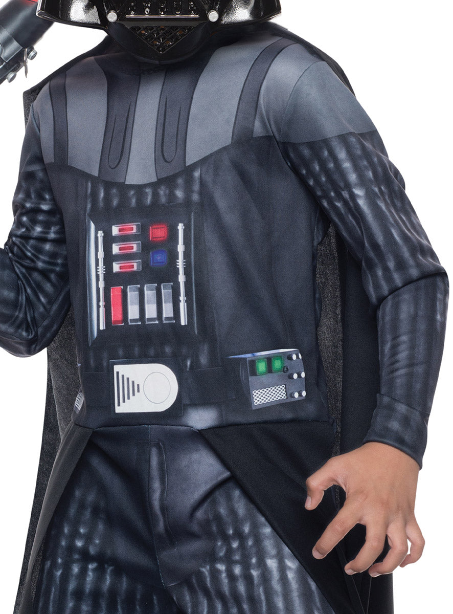 Image of Classic Darth Vader Boys Costume - Close Image 1