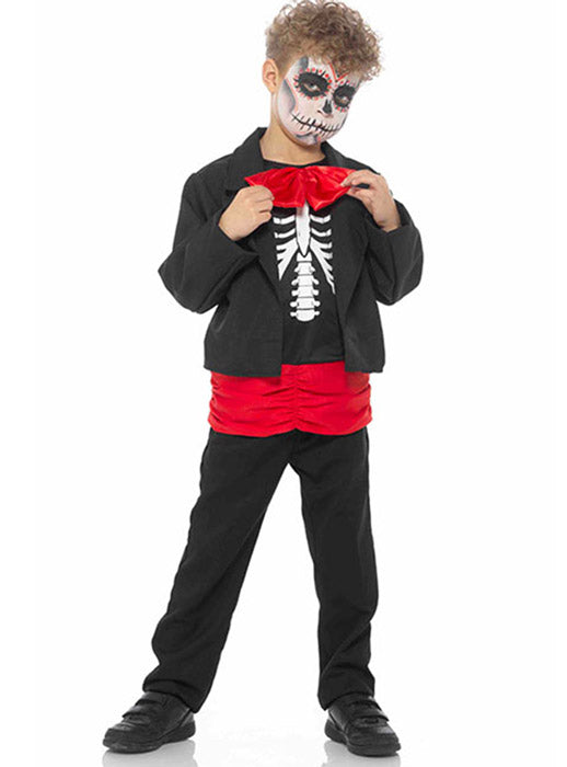 Alternative image of Day Of The Dead Senor Boys Halloween Costume