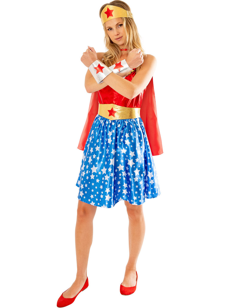 Alternative image of Wonder Woman Deluxe Womens DC Superhero Costume