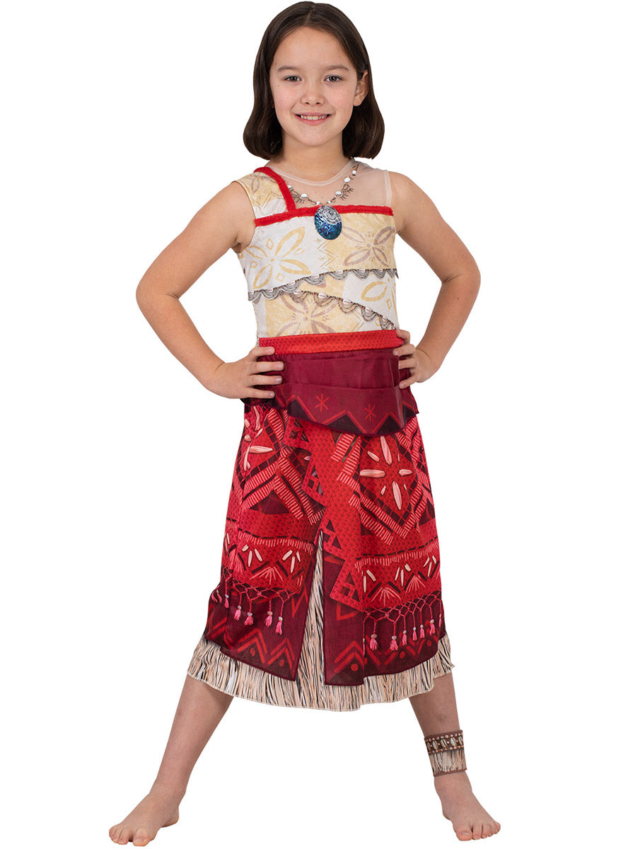 Moana 2 Girls Deluxe Disney Costume - Alternative Image 2