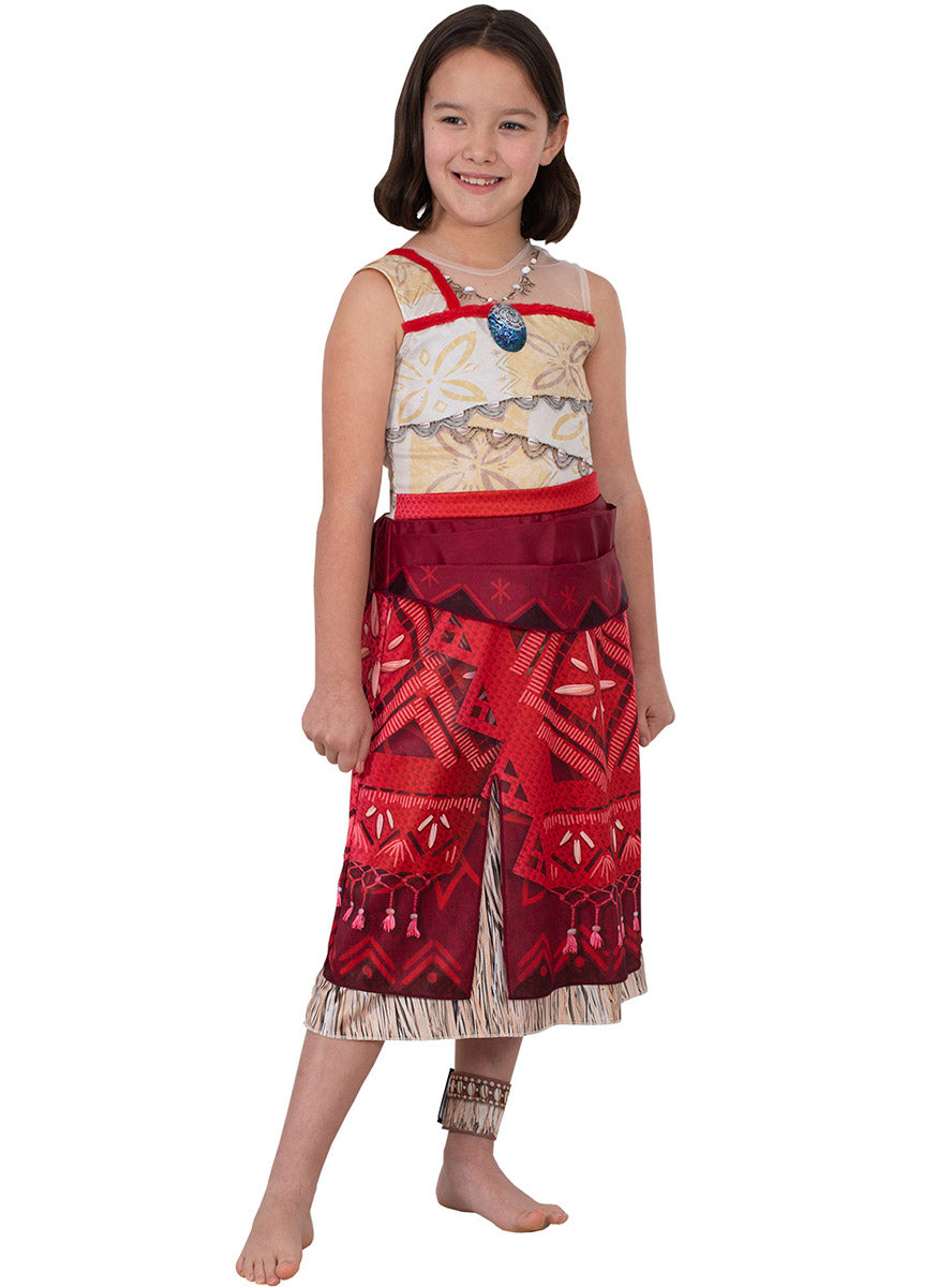 Moana 2 Girls Deluxe Disney Costume - Alternative Image 3