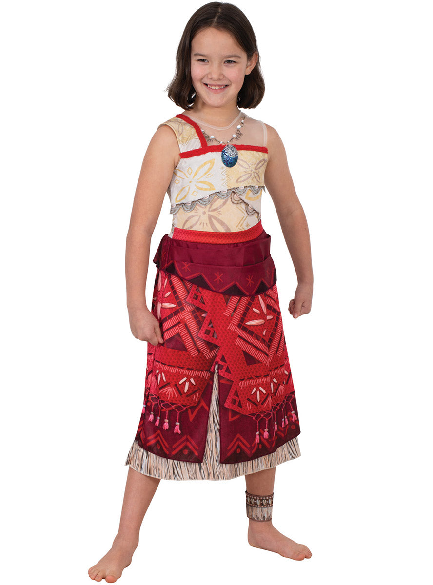 Moana 2 Girls Deluxe Disney Costume - Main Image