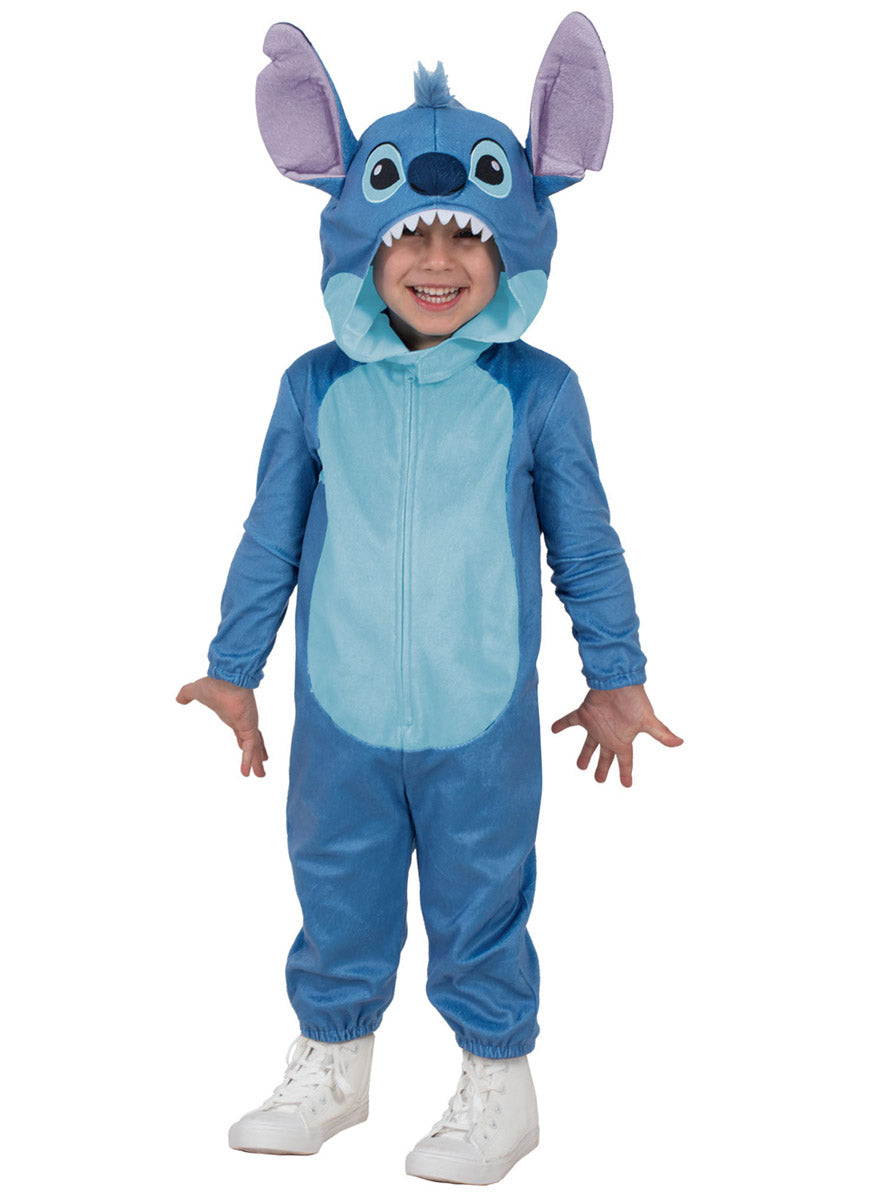 Lilo And Stitch Deluxe Toddler Boys Blue Stitch Costume Onesie - Main Image