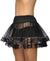 Lace Trimmed Black Petticoat For Women Costume Accessory - Main Image