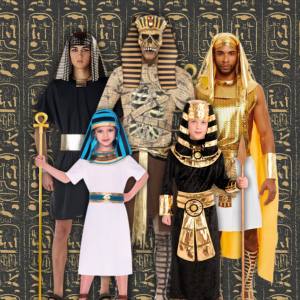 Image of people in Pharaoh costumes