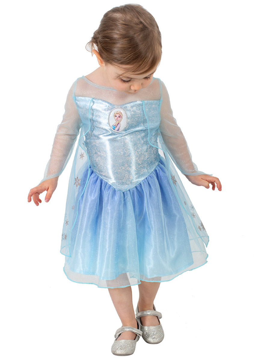 Elsa Deluxe Toddler Girls Disney Frozen Costume alternative image 2